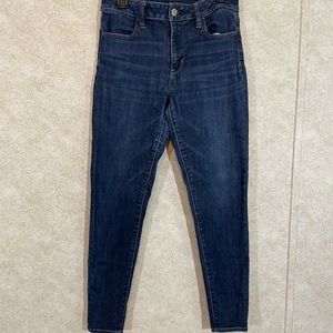 American Eagle Womens Jeans Size 8 Hi Rise Jegging Medium Wash Blue Denim